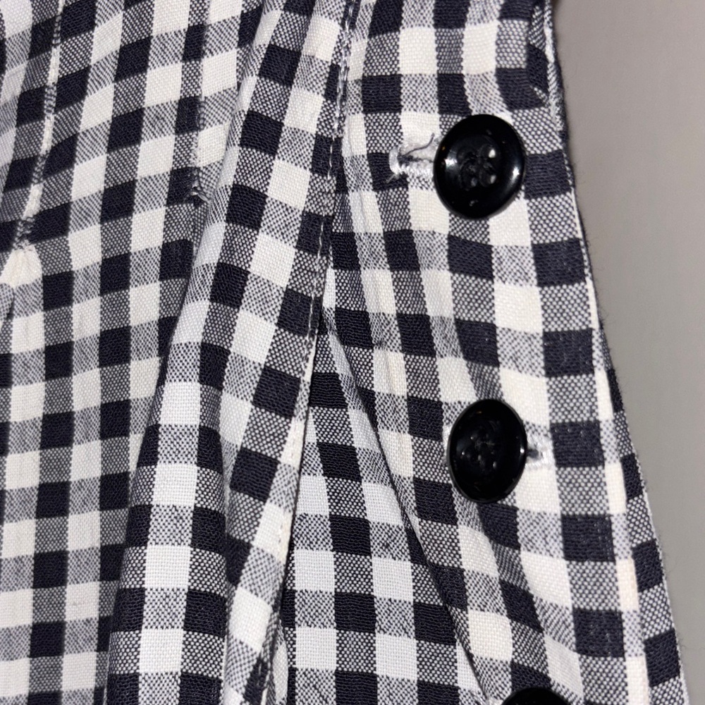 Resource Black & White Linen Blend Pants - Picture 9 of 9